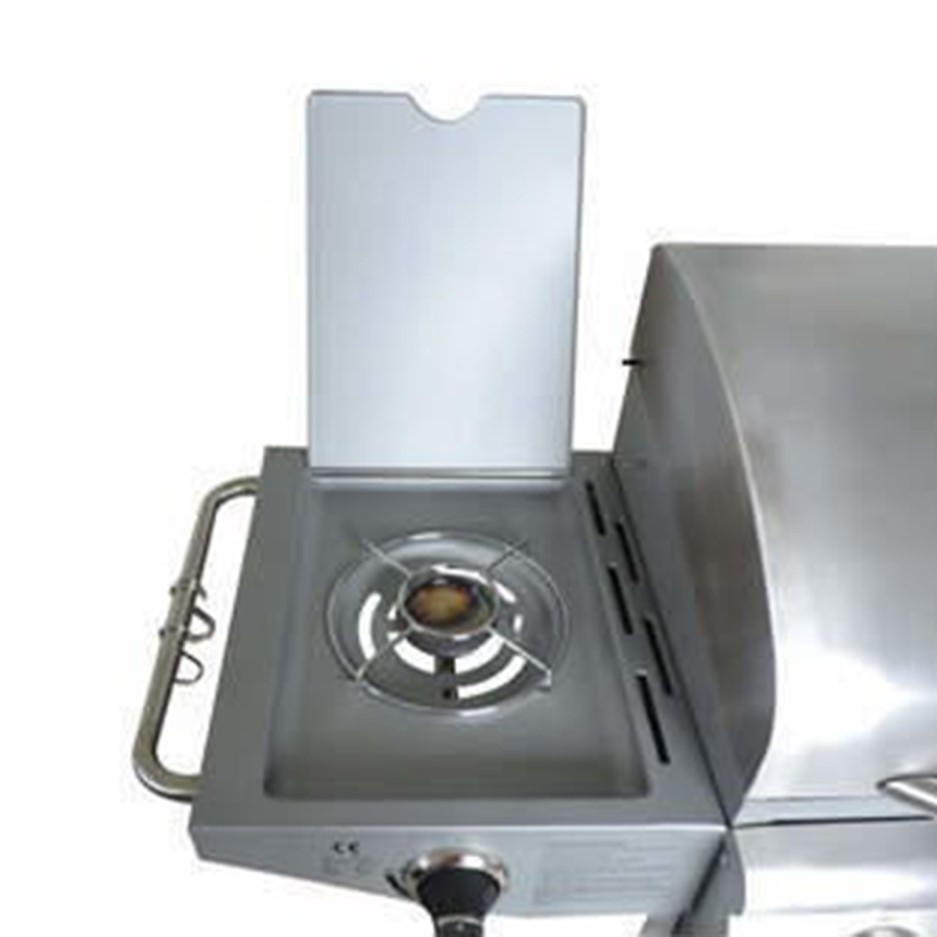 Boss Grill Classic 6 Burner Gas BBQ Grill with Side Burner