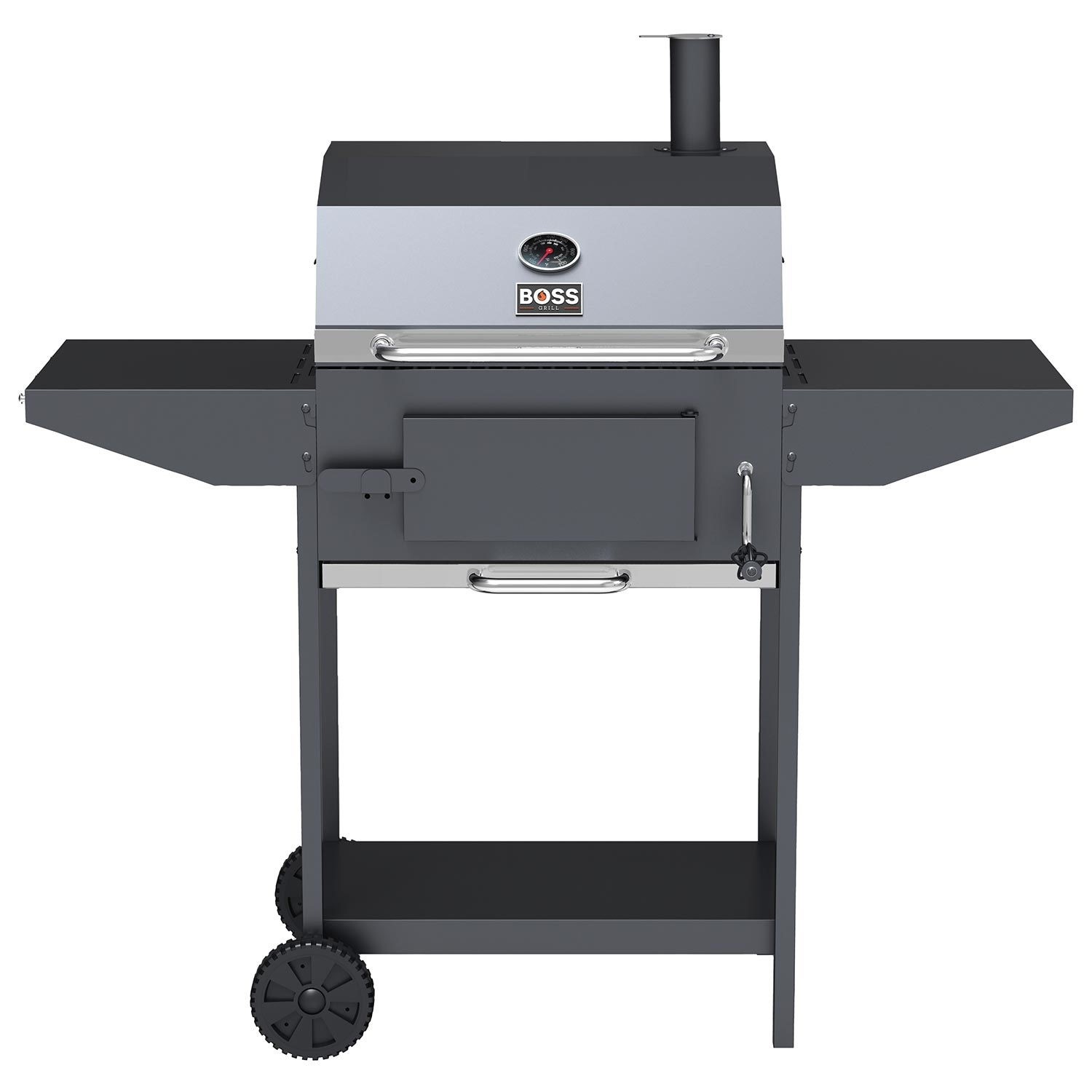 American Grill Charcoal BBQ & Smoker + Free BBQ Cover & Utensil Set