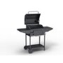 GRADE A1 - Charcoal American Grill BBQ with Chimney Smoker Function - Includes BBQ Cover Utensil Set 