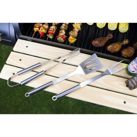 GRADE A1 - Charcoal Smoker BBQ Grill Barrel - Includes BBQ Cover and Utensil Set