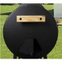 GRADE A1 - Charcoal Smoker BBQ Grill Barrel - Includes BBQ Cover and Utensil Set
