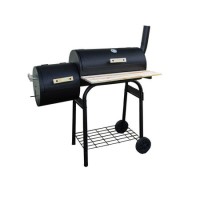 GRADE A1 - Charcoal Smoker BBQ Grill Barrel - Includes BBQ Cover and Utensil Set