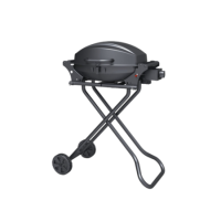 Boss Grill Louisiana Portable - Single Burner Gas BBQ Grill with Trolley Boss Grill Louisiana Portable - Single Burner Gas BBQ Grill with Trolley