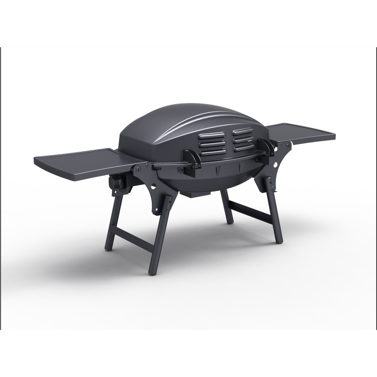 GRADE A1 - iQ Portable Gas BBQ Grill with Free Accessory Pack Includes BBQ Cover and Utensil Set