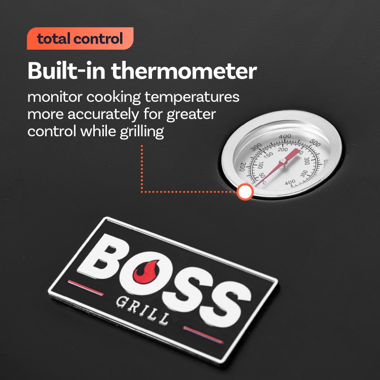 Boss Grill 2 Burner Gas Portable BBQ