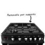 iQ 60cm Gas Cooker with Double Oven in Black 