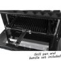 iQ 60cm Gas Cooker with Double Oven in Black 