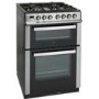 GRADE A2 - iQ 60cm Double Oven Dual Fuel Cooker - Stainless Steel