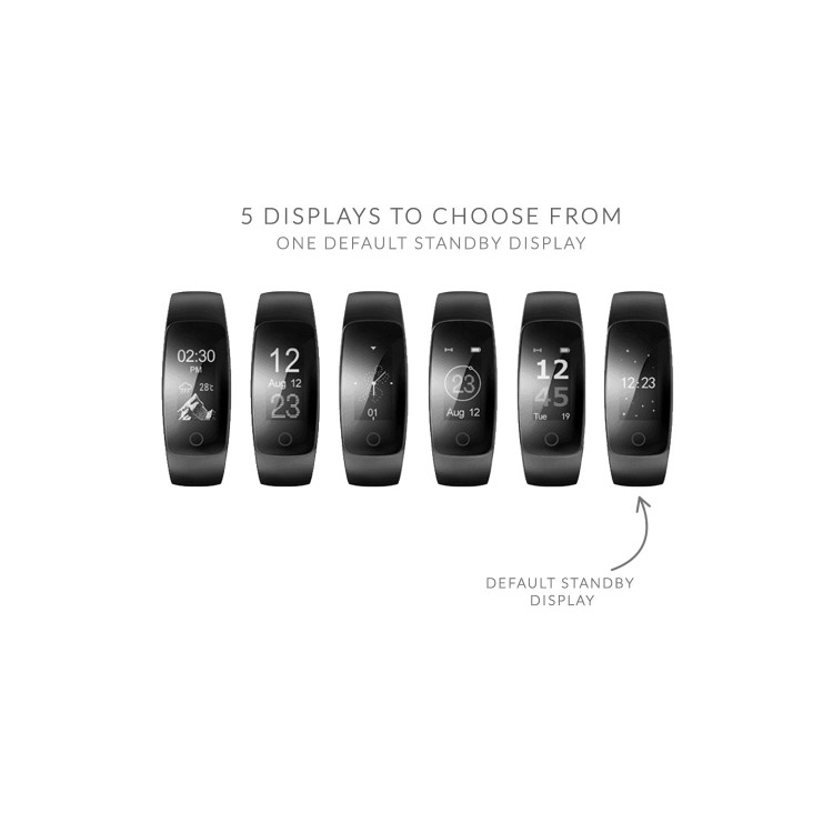 IQ PLUS Fitness Tracker with Connected GPS and Multi Sport Mode - Compatible with Android & iOS Devices