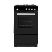 GRADE A1 - iQ 50cm Gas Cooker with Single Oven in Black