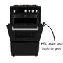 GRADE A1 - iQ 50cm Gas Cooker with Single Oven in Black