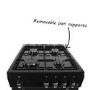 GRADE A1 - iQ 50cm Gas Cooker with Single Oven in Black
