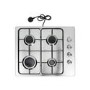 Refurbished electriQ EQGH604SS 60cm 4 Burner Gas Hob Stainless Steel
