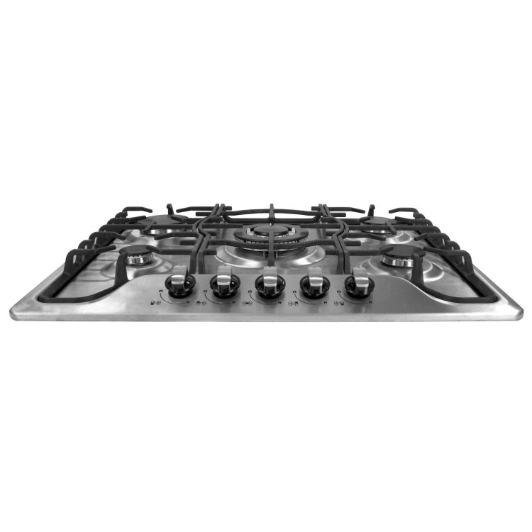 iQ 70cm 5 Burner Gas Hob - Stainless Steel
