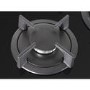 GRADE A1 - iQ 70cm Black Glass on Gas 5 Burner Hob