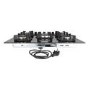 GRADE A1 - iQ 70cm Black Glass on Gas 5 Burner Hob