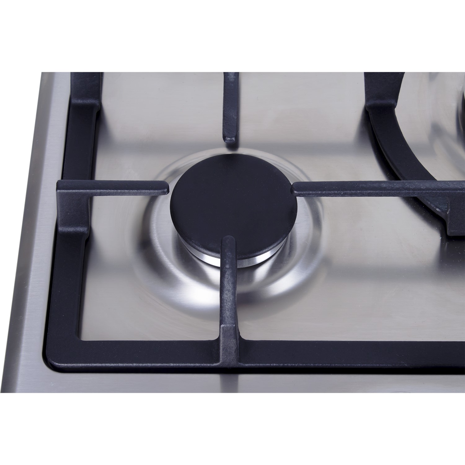 electriQ 70cm 5 Burner Gas Hob in Stainless Steel IQGH70STEEL Appliances Direct
