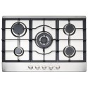 EQGH755SS electriQ 75cm 5 Burner Gas Hob - Stainless Steel