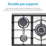 Refurbished electriQ EQGH755SS 75cm 5 Burner Gas Hob