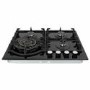 Refurbished electriQ EQGH604VOL 60cm Gas Volcano Hob Stainless Steel