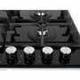 Refurbished electriQ EQGH604VOL 60cm Gas Volcano Hob Stainless Steel
