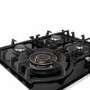 Refurbished electriQ EQGH604VOL 60cm Gas Volcano Hob Stainless Steel