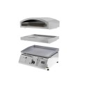 IQGRIDDLEP Boss Grill 3-in-1 Gas BBQ Griddle and Pizza Oven - Stainless Steel