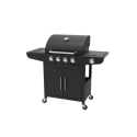 IQH4BBL Boss Grill Georgia Classic - 4 Burner Gas BBQ with Side Burner - Black