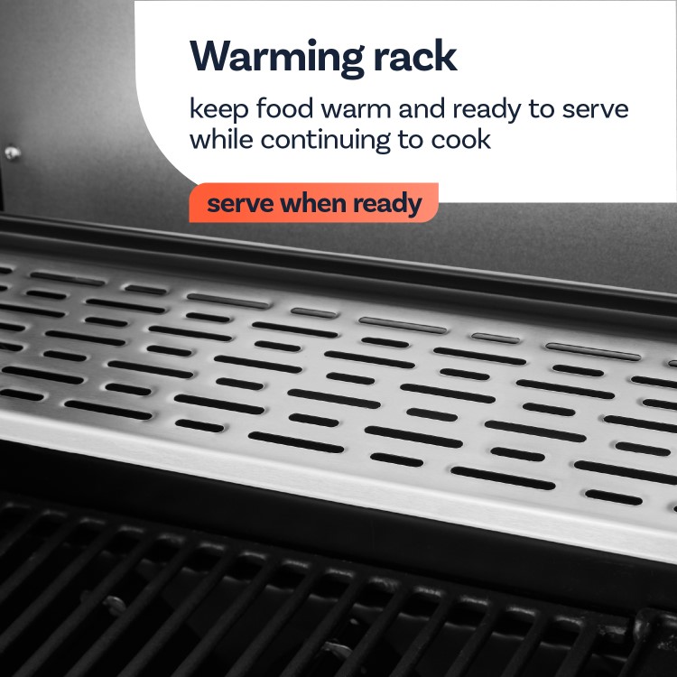 Boss Grill Georgia Classic - 4 Burner Gas BBQ with Side Burner - Silver