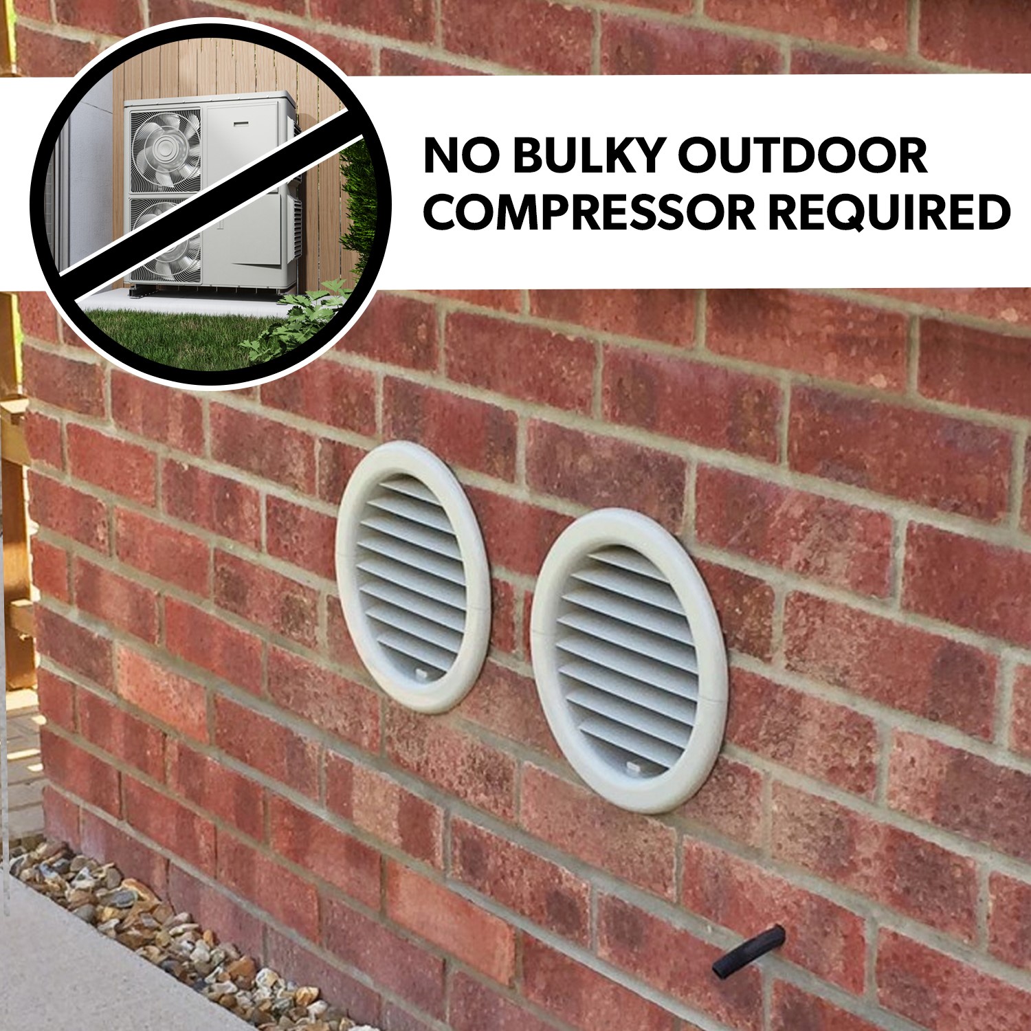 wall mounted air conditioner no vent