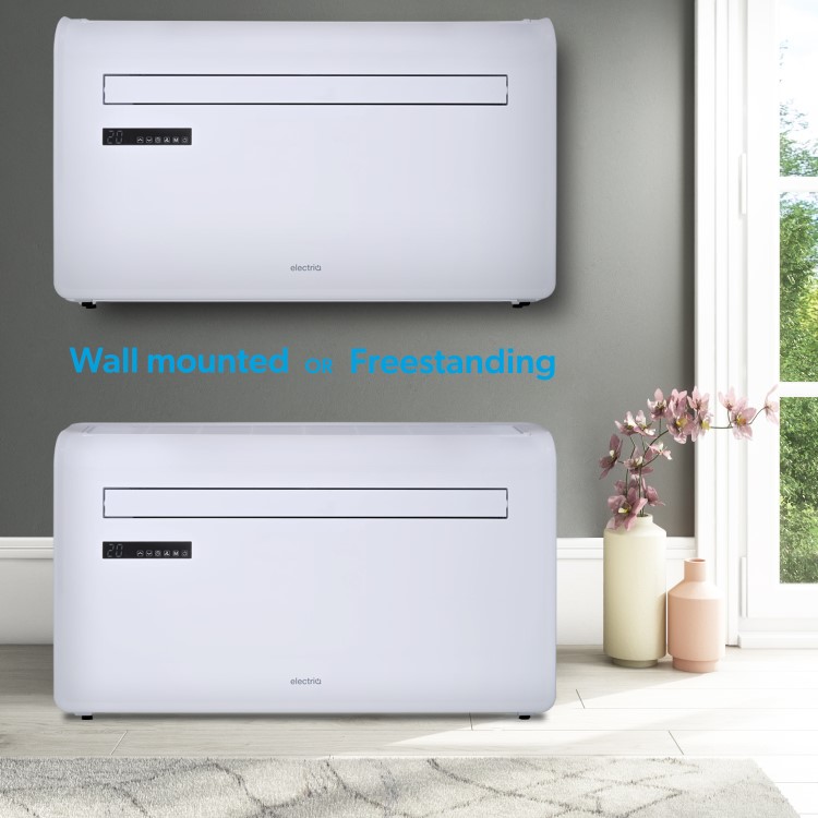 Iqool electriQ iQool 10000 BTU Wall Mounted Smart Air Conditioner with Heat ...