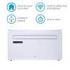 Refurbished electriQ 10000 BTU Wall Mounted Heat Pump Air Conditioner with Smart App