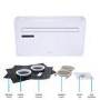 Refurbished electriQ iQool 10000 BTU Wall Mounted Air Conditioner with Heating Function