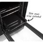 GRADE A2 - iQ 90cm Dual Fuel Double Oven Range Cooker Black