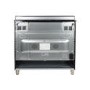 GRADE A2 - iQ 90cm Dual Fuel Double Oven Range Cooker Black