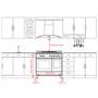 GRADE A2 - iQ 90cm Dual Fuel Double Oven Range Cooker Black