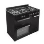 Refurbished electriQ IQRANGE90B 90cm Triple Cavity Dual Fuel Range Cooker Black