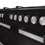 Refurbished electriQ IQRANGE90B 90cm Triple Cavity Dual Fuel Range Cooker Black