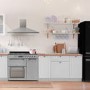 electriQ 90cm Dual Fuel Triple Cavity Range Cooker - Stainless Steel