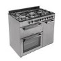 electriQ 90cm Dual Fuel Triple Cavity Range Cooker - Stainless Steel