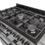electriQ 90cm Dual Fuel Triple Cavity Range Cooker - Stainless Steel