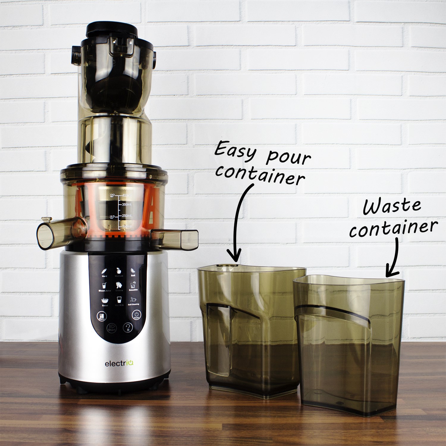 GRADE A1 electriQ IQWFSL Whole Fruit Slow Juicer perfect for Cold Pressed Greens Juices and Smoothies 77415514 1 IQWFSL Appliances Direct