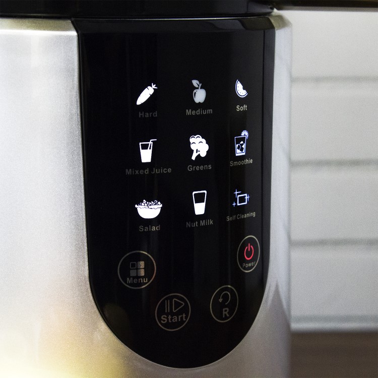 GRADE A1 - electriQ IQWFSL Whole Fruit Slow Juicer perfect for Cold Pressed Greens Juices and Smoothies