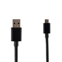 Refurbished electriQ USB-C Cable 90cm - Black - Fast Charge Compatible