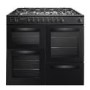 Inalto 100cm Dual Fuel Range Cooker - Black