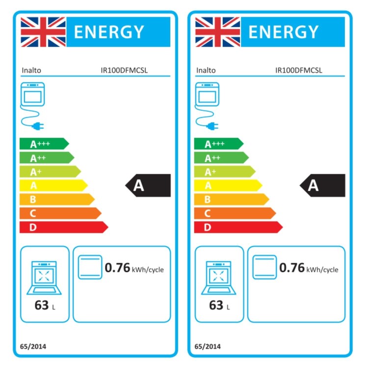 Refurbished Inalto 100cm Multi Cavity Dual Fuel Range Cooker Stainless Steel