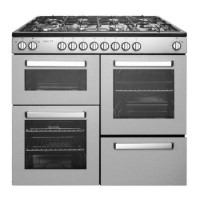 GRADE A2 - Inalto 100cm Dual Fuel Range Cooker - Stainless Steel