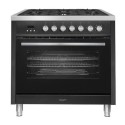 IR90DFB Inalto 90cm Dual Fuel Range Cooker - Black