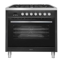 Inalto 90cm Dual Fuel Range Cooker - Black