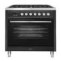 Inalto 90cm Dual Fuel Range Cooker - Black